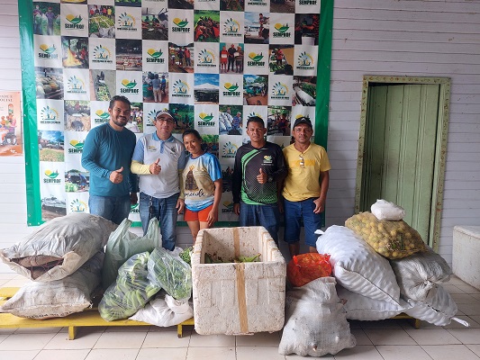 Idam atua na logística de 3,3 toneladas de alimentos comercializados pelo PAA em Nova Olinda do Norte