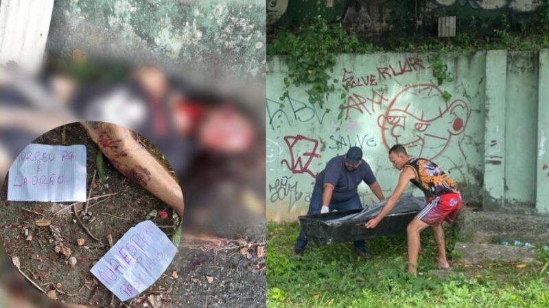 Corpo de morador de rua é achado ao lado de bilhetes em Manaus: ‘morreu porque é ladrão’