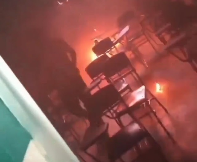 Incêndio em escola da Zona Norte de Manaus assusta alunos; VÍDEO