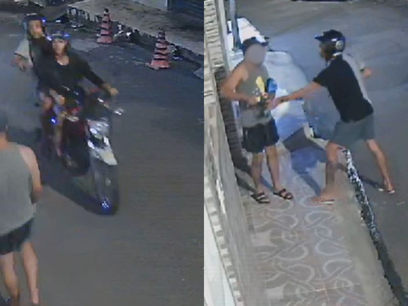 Veja momento que homem é encurralado por criminosos em Manaus