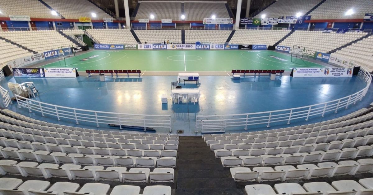 Arena Amadeu Teixeira recebe Campeonato Brasileiro de Futsal