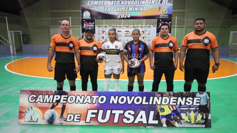 Campeonato feminino de Futsal em Nova Olinda terá premiação de 8 mil reais