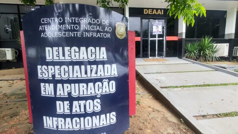 Adolescentes são presos por homicídio e tentativa de latrocínio em Manaus