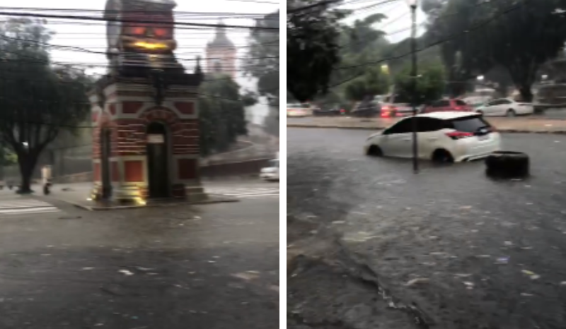 Quatro ocorrências foram registradas durante chuva em Manaus