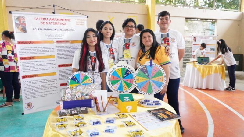 Escolas da rede estadual participam da 4ª Feira Amazonense de Matemática da Coordenadoria Distrital de Educação 6