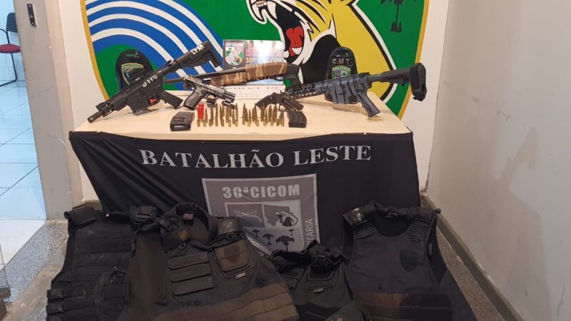 Polícia frustra confronto entre facções e prende seis pessoas em Manaus