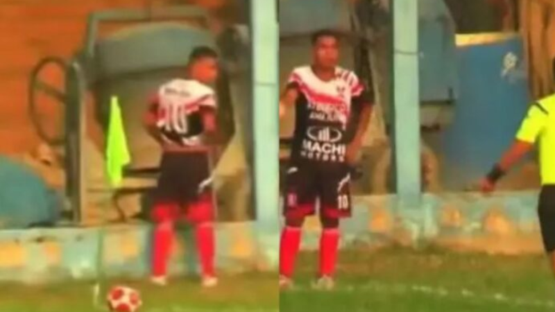 Jogador termina expulso após ter atitude inusitada e fazer xixi em jogo