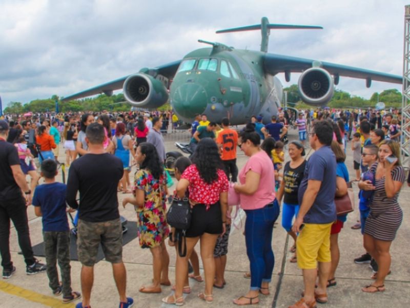 Base Aérea de Manaus promove 'Domingo Aéreo' com diversas atrações