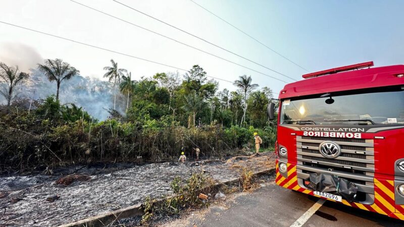 Em 24 horas, mais de 300 focos de incêndio são registrados em Iranduba