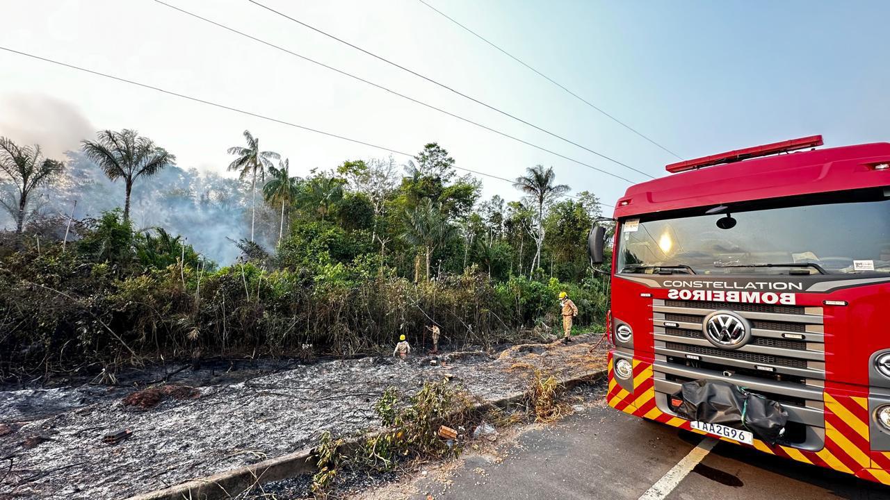 Em 24 horas, mais de 300 focos de incêndio são registrados em Iranduba