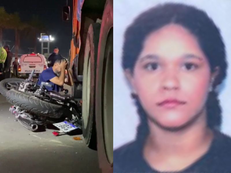 Veja desespero de pai ao encontrar jovem morta após acidente no Distrito Industrial