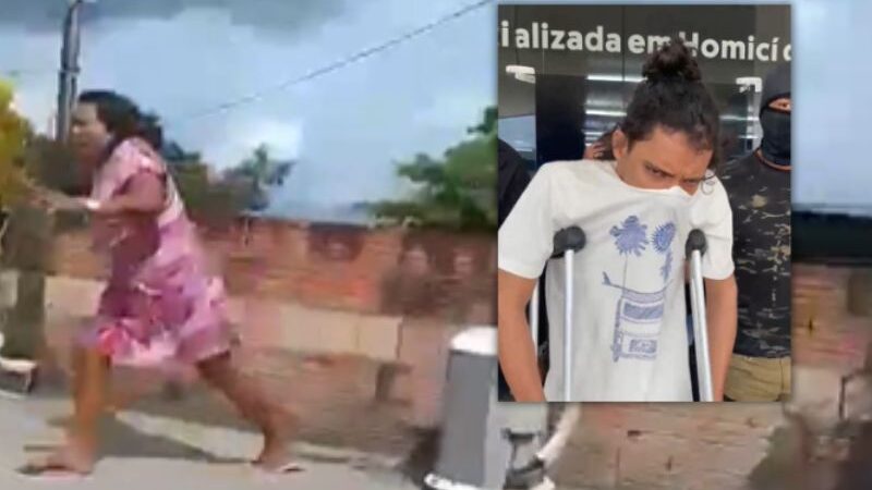 Vídeo flagra pistoleiro acertando própria perna em Manaus