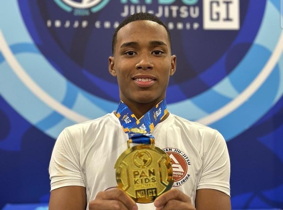 Atleta manauara conquista ouro no jiu-jitsu no Pan Kids No-Gi