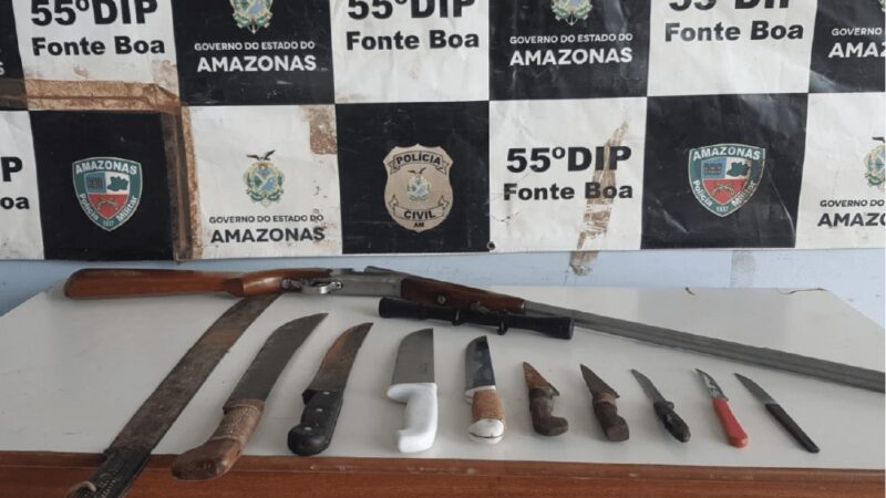 Homem que furtou e roubou residências no interior do AM é preso