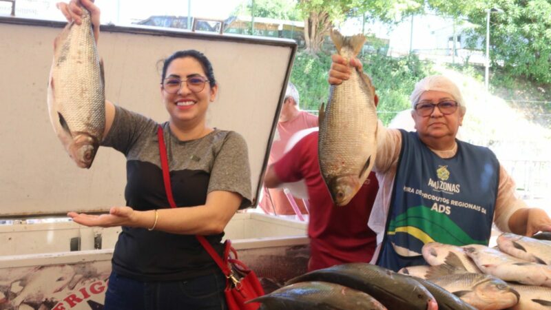 Feirão do Pescado da ADS: mais de 8 toneladas de peixe são comercializadas no primeiro dia da ação
