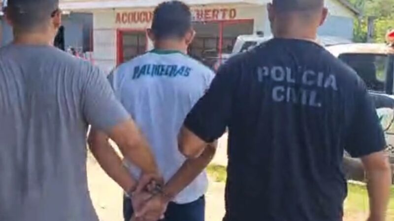 Pai é preso suspeito de estuprar as próprias filhas de 10 e 13 anos, no AM; uma das vítimas chegou a engravidar