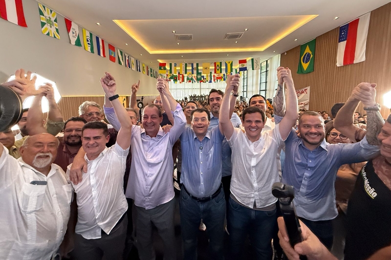 Omar Aziz e David Almeida lançam movimento político “Amazonas Forte de Novo” em Manaus