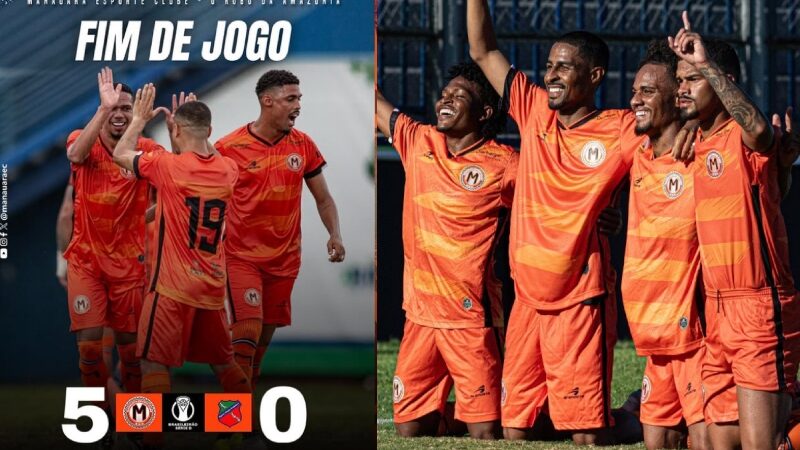 Manauara ‘atropela’ Humaitá com goleada histórica de 5 a 0 e assume a liderança da Série D