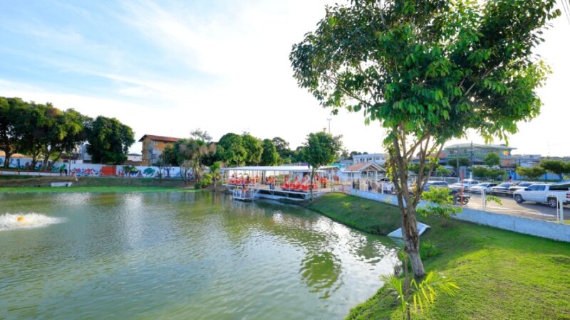 Manaus vai ganhar primeiro pedalinho público em lagoa na Compensa