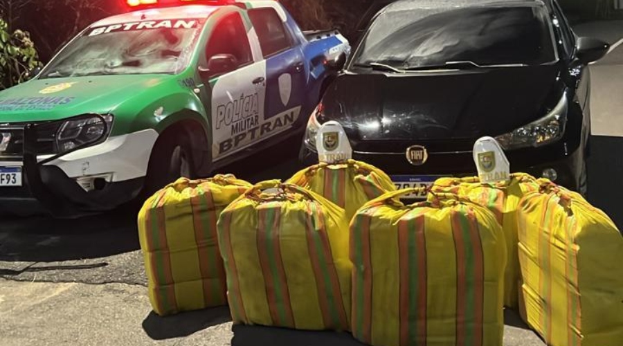 Motorista é preso com 240 kg de skunk durante abordagem na AM-070