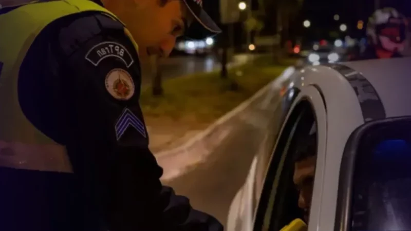 PM divulga balanço semanal do trânsito no DF