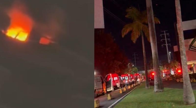 Fogo em apartamento do Hotel Millennium desespera hóspedes em Manaus