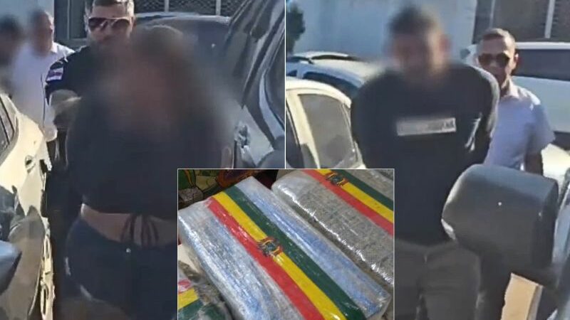 Casal que abastecia Coroado com drogas é preso com 3 kg de maconha