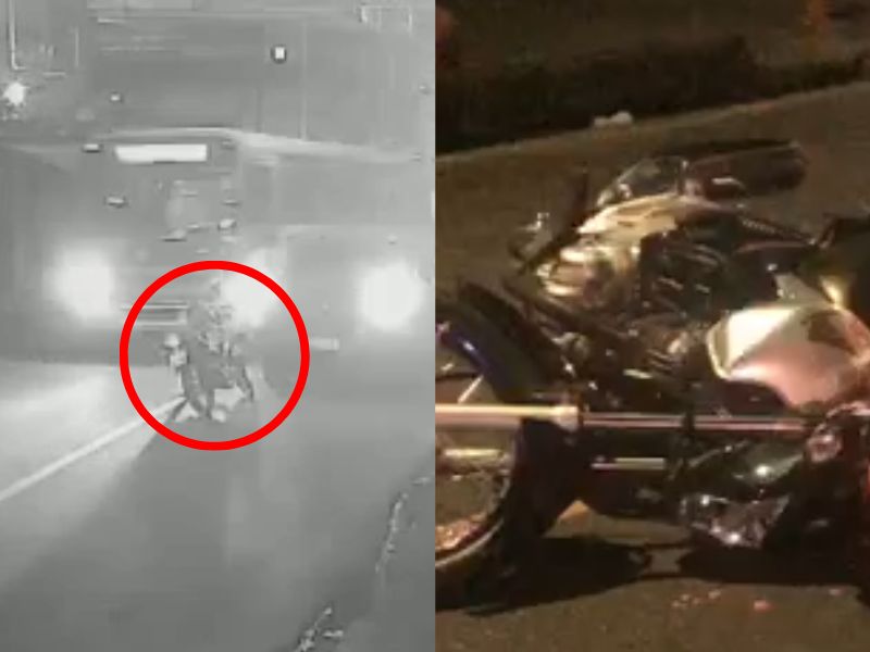 Motociclista morre ao ter cabeça esmagada por ônibus em Manaus