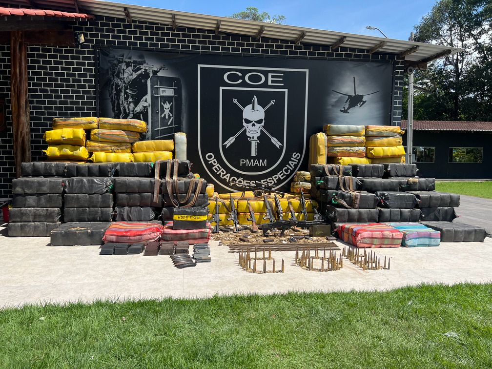 Volume de drogas apreendido pelo Amazonas em 2025 é o maior comparado aos últimos 10 anos