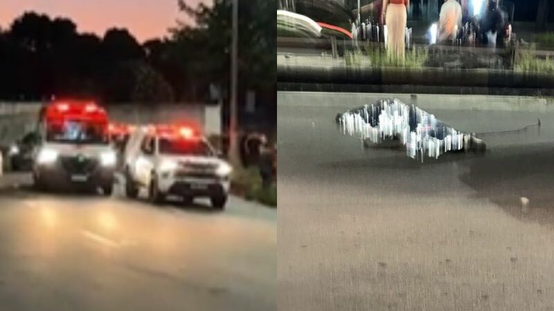 Mulher morre em acidente de moto