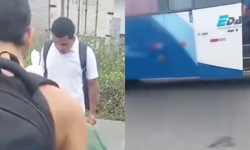 Vulgo ‘Lalau’, que é viciado em roubar igrejas, recebe ‘carinho’ da população no Santa Etelvina