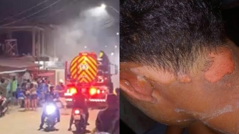 Moradores de Jutaí incendeiam casa de mulher acusada de jogar água quente em criança