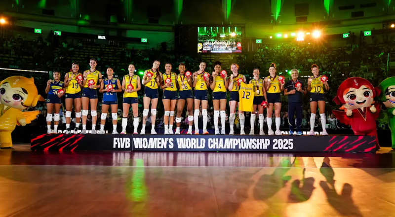 Brasil garante bronze no Campeonato Mundial de vôlei feminino