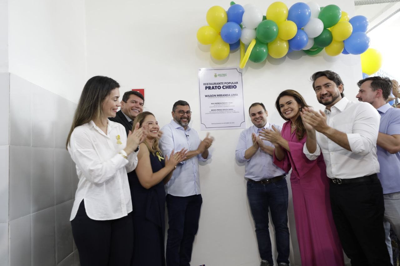 Governador Wilson Lima reinaugura restaurante Prato Cheio do bairro Novo Israel