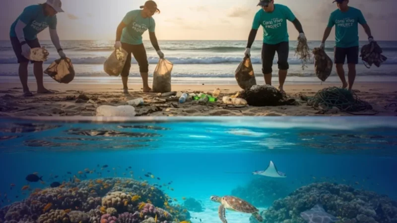 Projeto Coral Vivo promove mutirões em quatro estados para o Dia Mundial da Limpeza