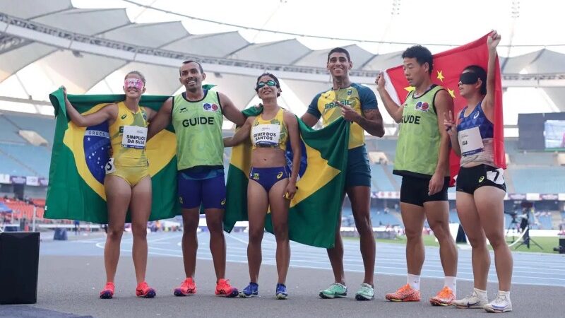 Brasil faz história e termina Mundial de Atletismo Paralímpico em 1º