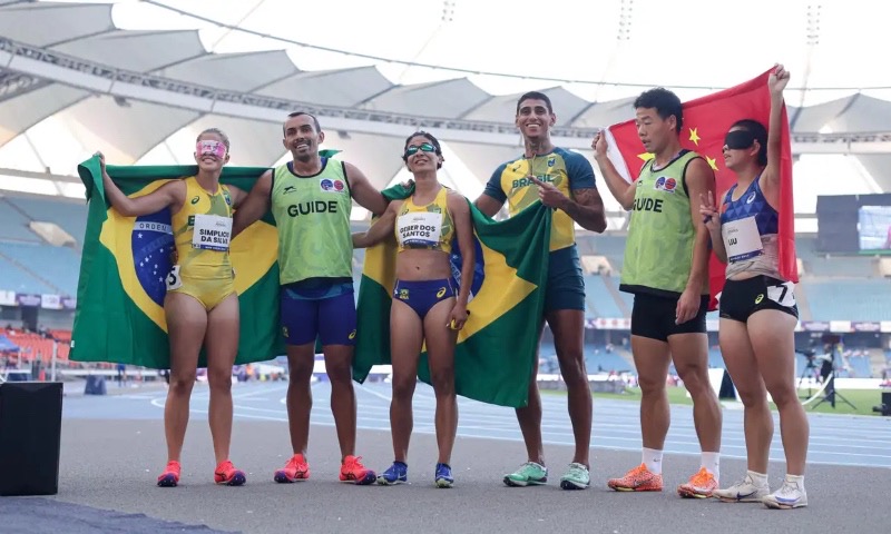 Brasil faz história e termina Mundial de Atletismo Paralímpico em 1º