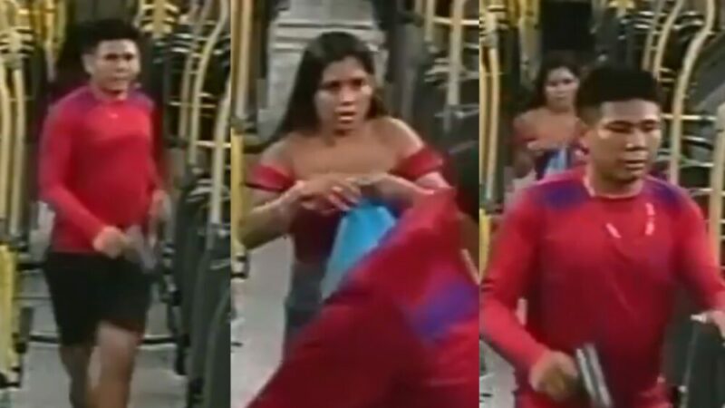 Casal aterroriza passageiros durante roubo em ônibus da linha 560, na zona Norte de Manaus