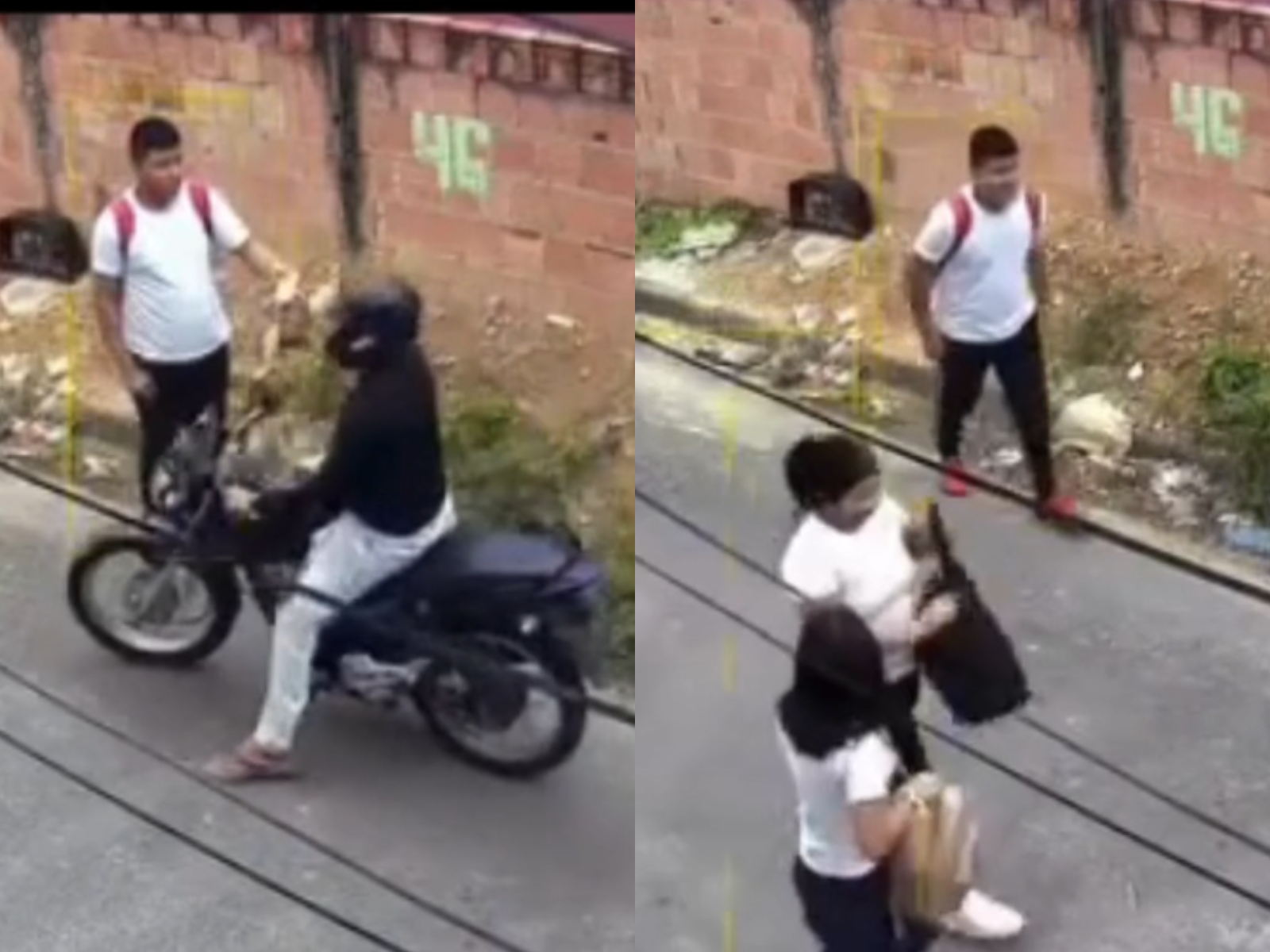 Motociclista assalta jovem que voltava do colégio no Zumbi dos Palmares