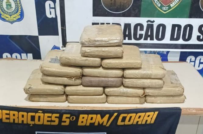 Mulheres são presas com 18 tabletes de skunk no porto de Coari