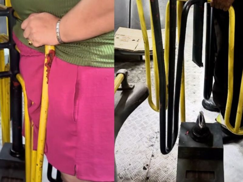 Passageira fica presa em catraca de ônibus e é resgatada em Manaus