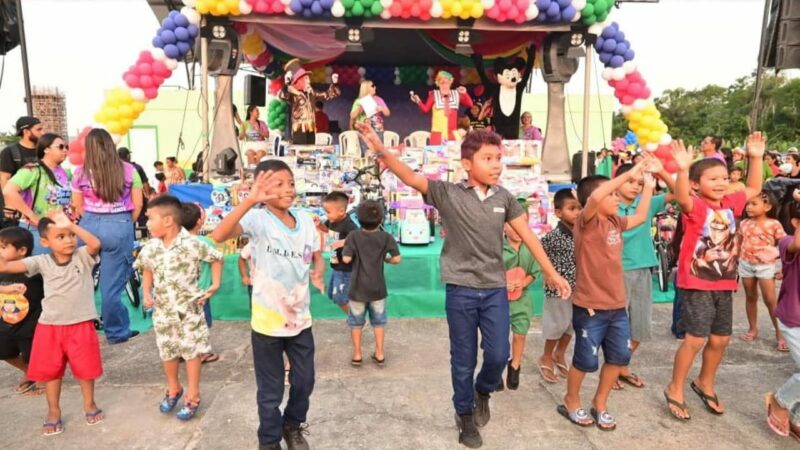 Dia das Crianças em Nova Olinda do Norte é marcado por alegria e momentos inesquecíveis.