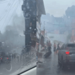 Casas são atingidas por incêndio no bairro Grande Vitória