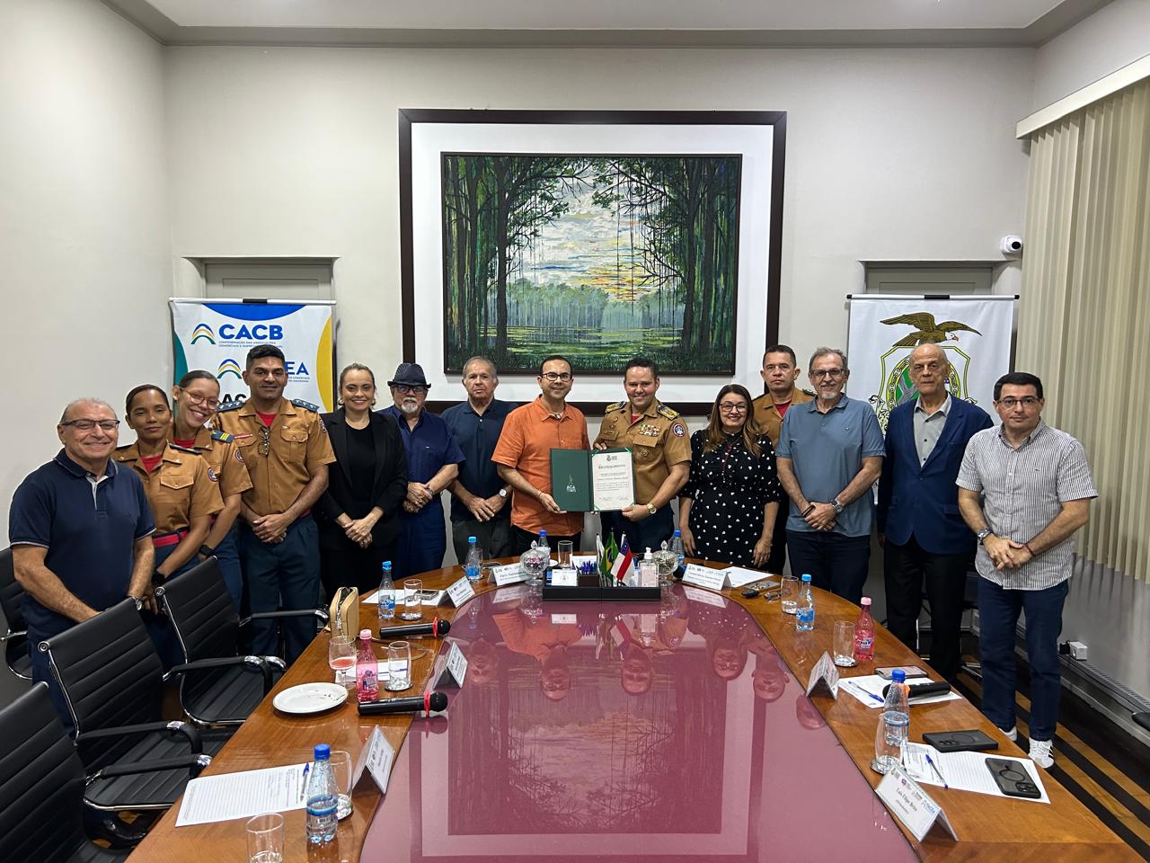 Corpo de Bombeiros vai formar brigadistas em parceria com a Associação Comercial do Amazonas