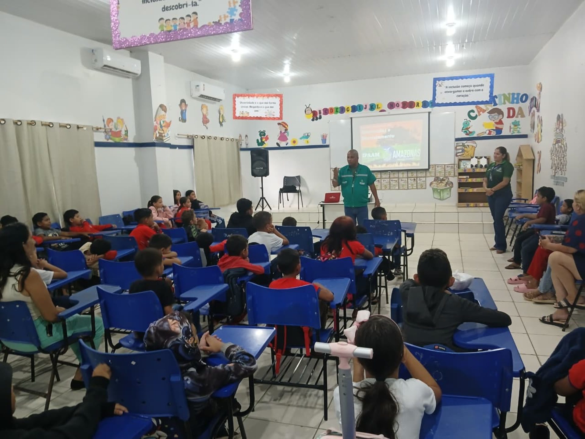 Ipaam segue até 21 de novembro com ações de educação ambiental em escolas de Canutama