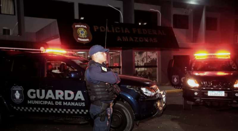 Ação integrada da Guarda Municipal e Polícia Federal resulta na prisão de matador no Centro de Manaus
