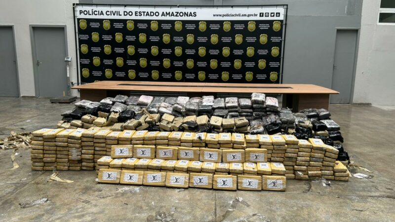 Colombianos são presos em Manaus com mais de 1 tonelada de drogas avaliadas em R$ 30 milhões