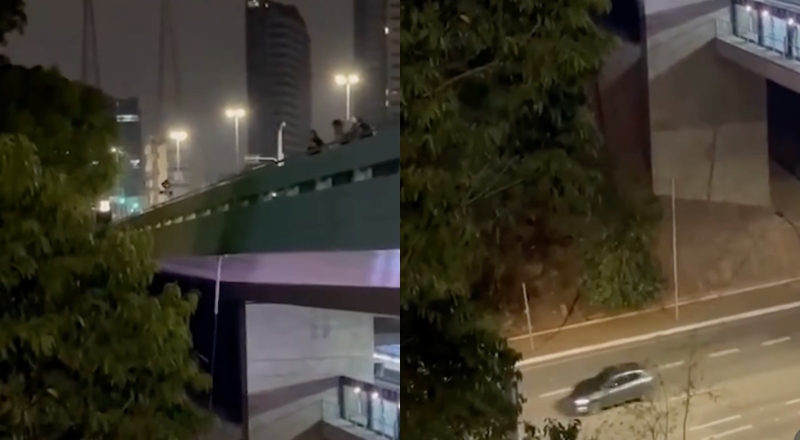 Mulher bate a cabeça em salto irregular de Bungee Jump em viaduto de SP