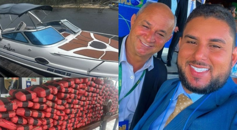 PM apreende 193 tabletes de skunk em lancha registrada no nome de filho de ex-prefeito de Novo Airão