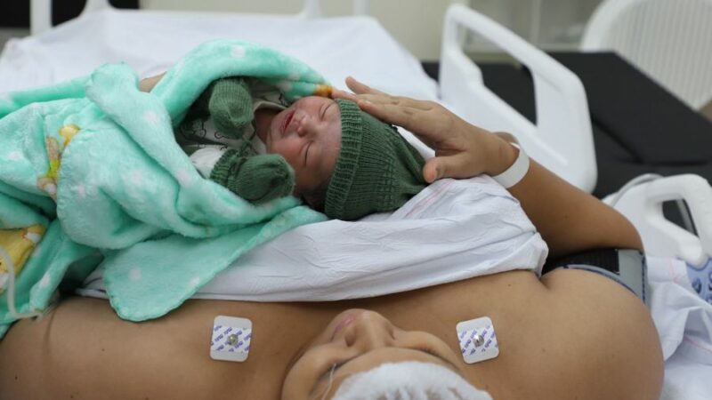 Primeiro bebê de 2026 no Amazonas é menino